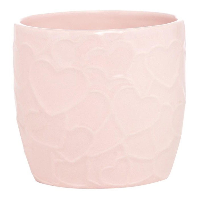VASO CERAMICA CM.10.5 ROSA